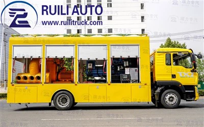 Sinotruk Howo High-Flow Flood Drainage Engineering Rescue Repairing Truck